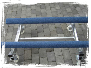 Vandscooter garage og arbejdsvogn 